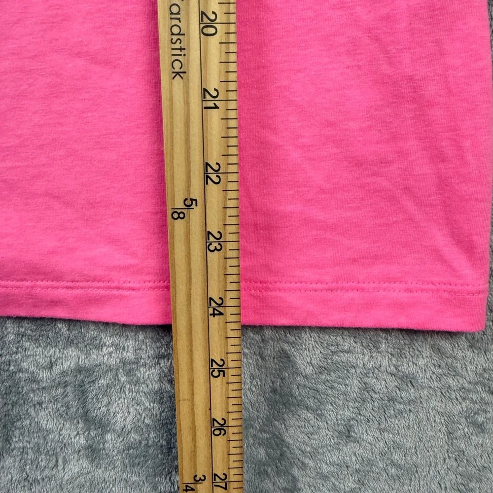 Lilly Pulitzer Size M‎ Bright Pink Lyra Cold-Shoulder Ruffled Top - Picture 7 of 7